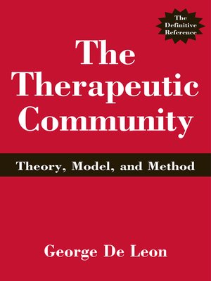 cover image of The Therapeutic Community